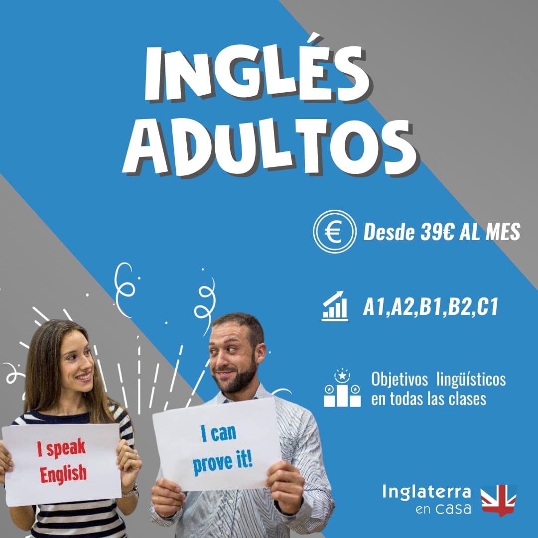 Dirección forma solitario Curso anual de inglés para adultos en Valencia y Mislata - SHOP Inglaterra  en casa